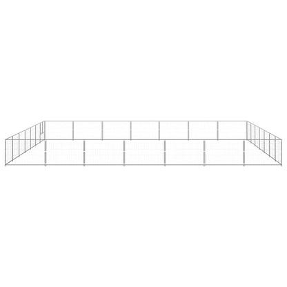 NNEVL Dog Kennel Silver 49 m² Steel-1