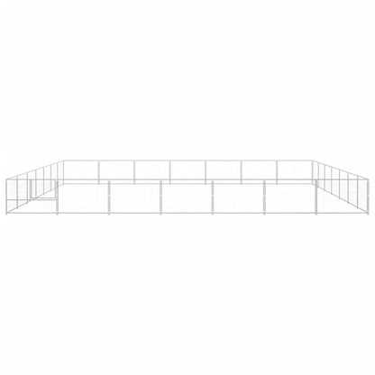 NNEVL Dog Kennel Silver 49 m² Steel-2
