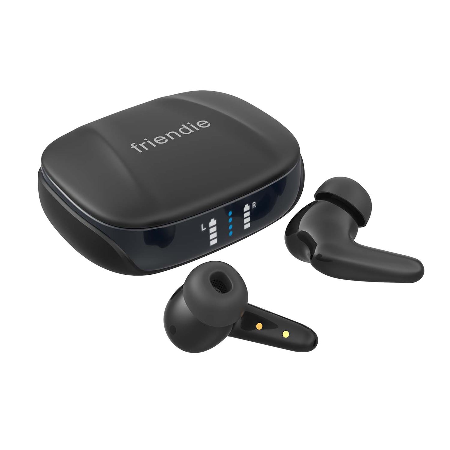 AIR Focus Matte Black Active Noise Cancelling Earbuds