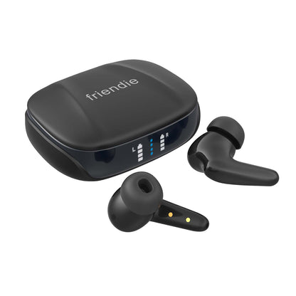 AIR Focus Matte Black Active Noise Cancelling Earbuds