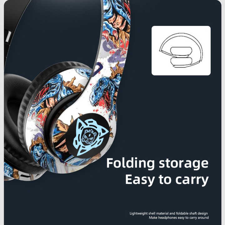 NNEDSZ Wireless Bluetooth Headphones - Stylish Over-Ear Design with Long Battery Life, Hi-Fi Sound, and Universal Compatibility (colour A)