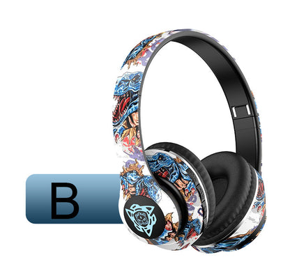 NNEDSZ Wireless Bluetooth Headphones - Stylish Over-Ear Design with Long Battery Life, Hi-Fi Sound, and Universal Compatibility (colour B)
